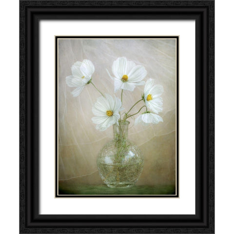 Cosmos Breeze Black Ornate Wood Framed Art Print with Double Matting by Disher, Mandy