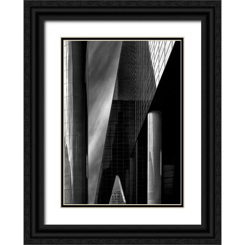 Architecture Is Frozen Music ... (1) Black Ornate Wood Framed Art Print with Double Matting by Depaepe, Yvette