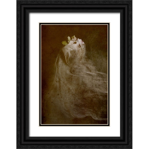 Autumn Black Ornate Wood Framed Art Print with Double Matting by Mest, Olga