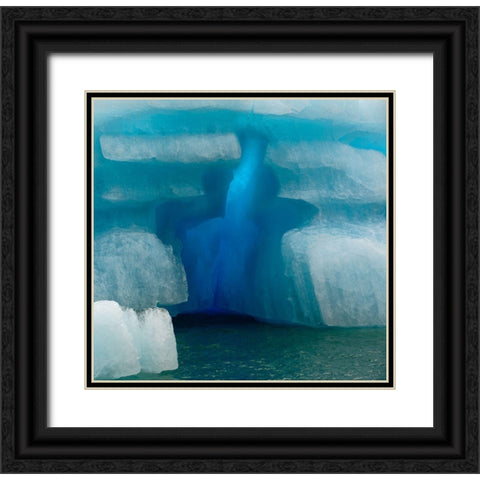 Empty Cross Black Ornate Wood Framed Art Print with Double Matting by Dubikovskiy, Dmitry