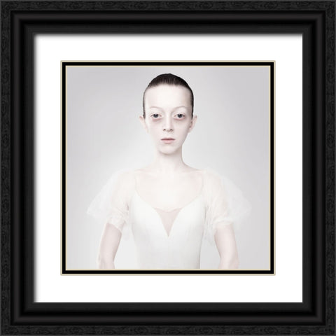 Dress Black Ornate Wood Framed Art Print with Double Matting by Katiev, Vladimir