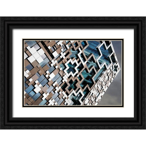 Xxx Black Ornate Wood Framed Art Print with Double Matting by Wride, Linda