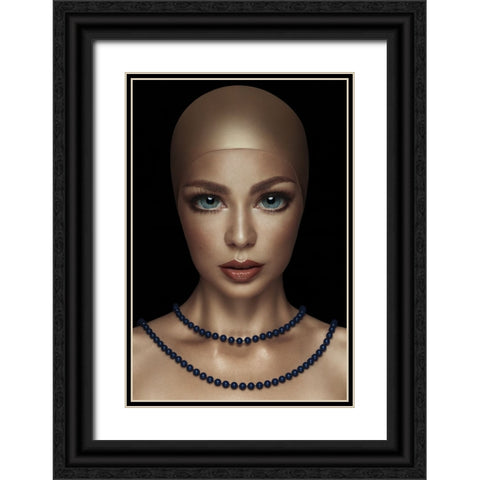 Serial No. 080984 Black Ornate Wood Framed Art Print with Double Matting by Katiev, Vladimir