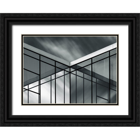 Crossing Clouds Black Ornate Wood Framed Art Print with Double Matting by Garcia, Vladi