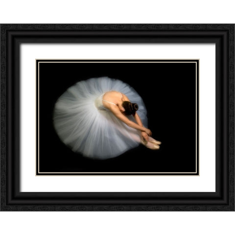 Elegance Black Ornate Wood Framed Art Print with Double Matting by Pentony MA, Pauline
