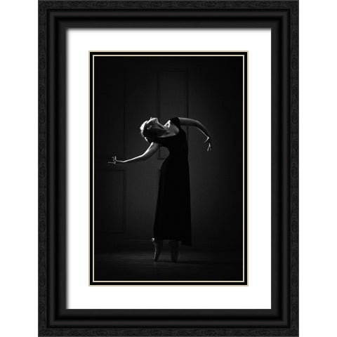 Untitled Black Ornate Wood Framed Art Print with Double Matting by Pilipchuk, Konstantin