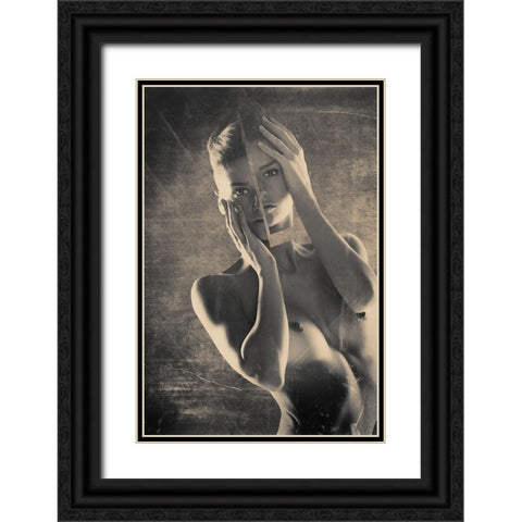 Untitled Black Ornate Wood Framed Art Print with Double Matting by Liporace, Riccardo