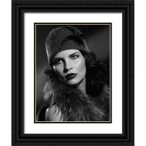 Kata Black Ornate Wood Framed Art Print with Double Matting by Kanovits, Gabor
