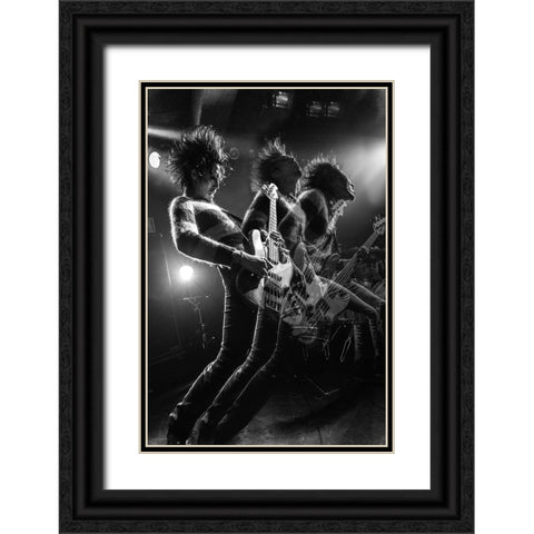 Afterimage Black Ornate Wood Framed Art Print with Double Matting by Nakamatsu, Kenji