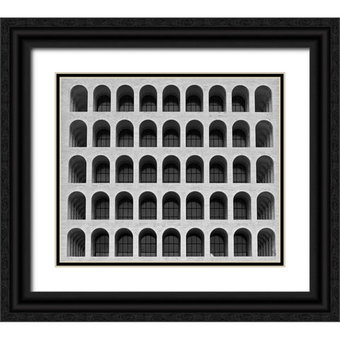 Untitled Black Ornate Wood Framed Art Print with Double Matting by Santini, Francesco