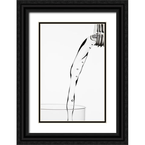 Thirsty Black Ornate Wood Framed Art Print with Double Matting by Pabst, Christian