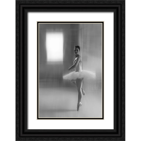JohannaS Performance Black Ornate Wood Framed Art Print with Double Matting by Schleicher-Schwarz, Roswitha