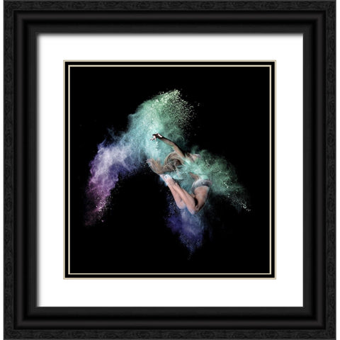 Cosmic Dancer Black Ornate Wood Framed Art Print with Double Matting by Pentony Ma, Pauline