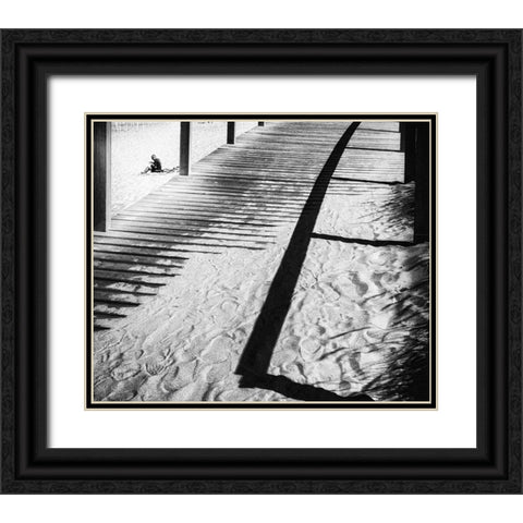 Back In Your Box Black Ornate Wood Framed Art Print with Double Matting by Mexia, Laura