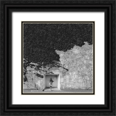 Transience Black Ornate Wood Framed Art Print with Double Matting by Beck, Marco