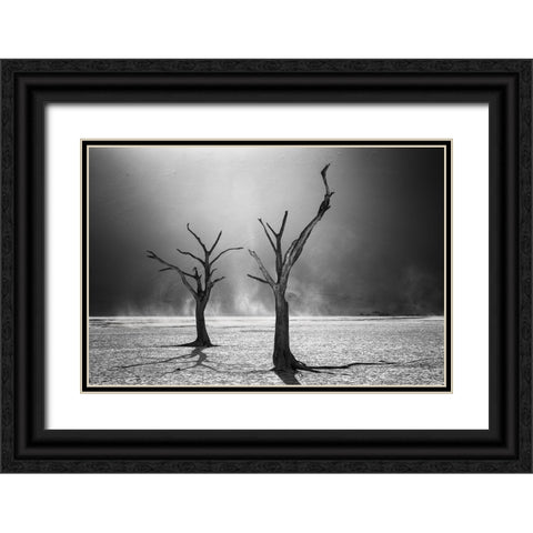 Afterlife Black Ornate Wood Framed Art Print with Double Matting by Fegari