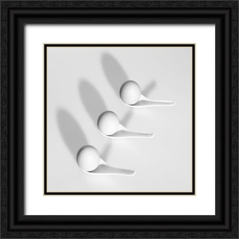 Not All Eggs Are Put In A Basket Black Ornate Wood Framed Art Print with Double Matting by Lai, Jonathan