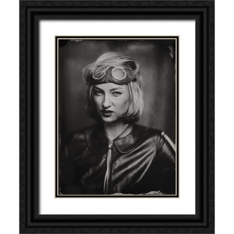 Olga, Wet Plate 18 X 24 Cm Black Ornate Wood Framed Art Print with Double Matting by Az, Dzmitry
