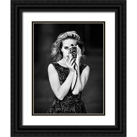 Photography Black Ornate Wood Framed Art Print with Double Matting by Hur, Lars