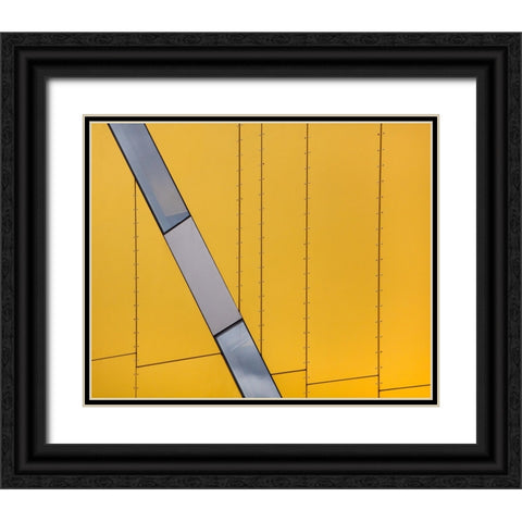 Angle Black Ornate Wood Framed Art Print with Double Matting by Hammer, Jacqueline
