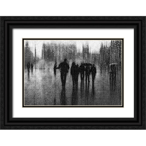 After The Rain Black Ornate Wood Framed Art Print with Double Matting by Schleicher-Schwarz, Roswitha