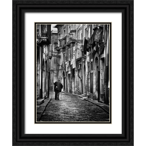 I Am... Black Ornate Wood Framed Art Print with Double Matting by Parricelli, Gennaro