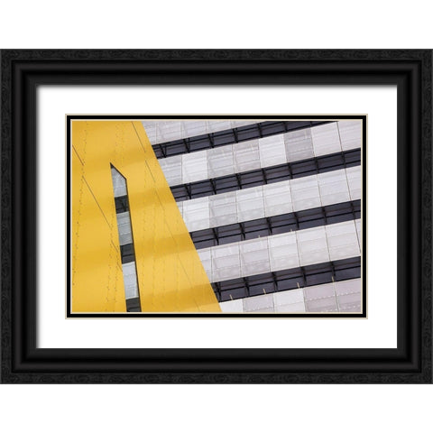 Continuation Black Ornate Wood Framed Art Print with Double Matting by Hammer, Jacqueline