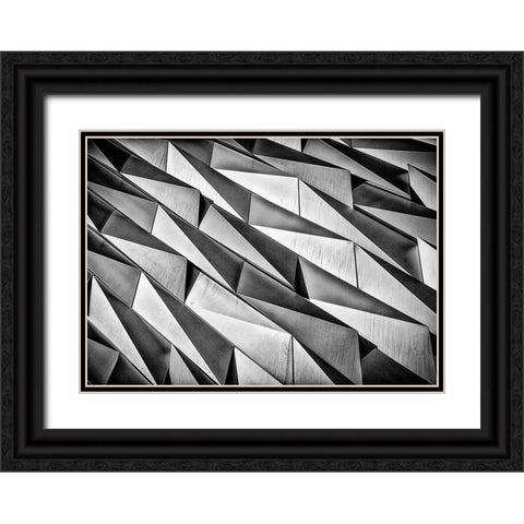 Rough Skin Black Ornate Wood Framed Art Print with Double Matting by Jeanes, Matthew