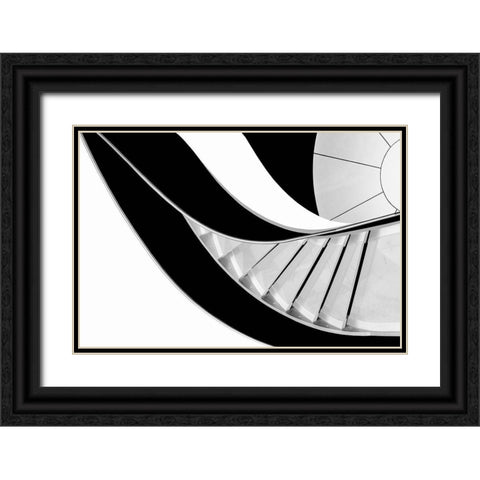 Stairway To Heaven Black Ornate Wood Framed Art Print with Double Matting by Correia, Rui