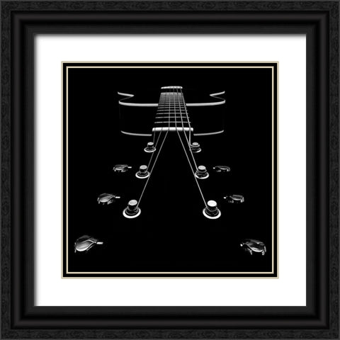 My New Baby Black Ornate Wood Framed Art Print with Double Matting by Lennert Simonsen, Kim
