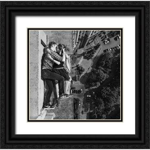 Requiem For A Dream Black Ornate Wood Framed Art Print with Double Matting by Aleksey, Panteleev