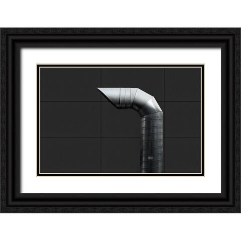 Blow Out Black Ornate Wood Framed Art Print with Double Matting by Eisele, Stefan