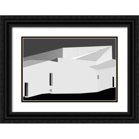 Doors And Windows Black Ornate Wood Framed Art Print with Double Matting by Azevedo, Olavo