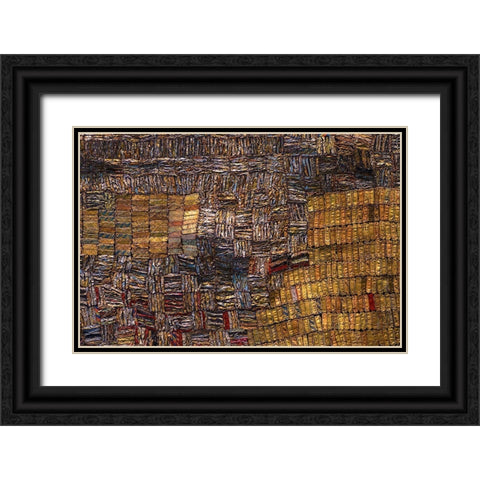 Lacma Black Ornate Wood Framed Art Print with Double Matting by L, Christophe