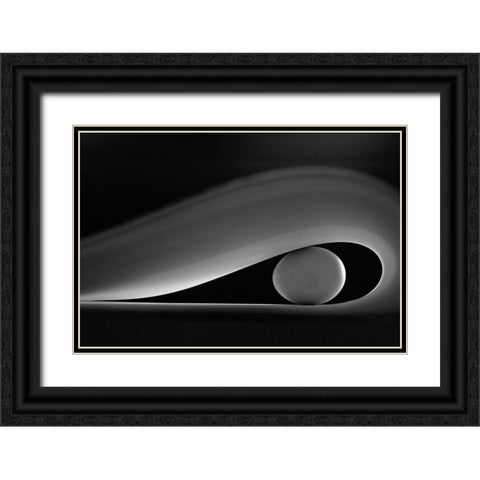 The Egg Black Ornate Wood Framed Art Print with Double Matting by Azevedo, Olavo
