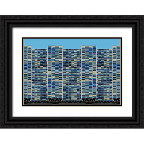 Big-Bigger-Biggest Black Ornate Wood Framed Art Print with Double Matting by Van Maastricht, Henk