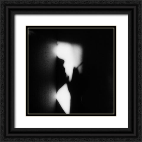 Hieroglyph Of Loneliness Black Ornate Wood Framed Art Print with Double Matting by Hakhverdyan, Lilianna