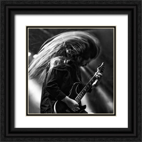 Metaldays L Black Ornate Wood Framed Art Print with Double Matting by Sedevcic, Damijan