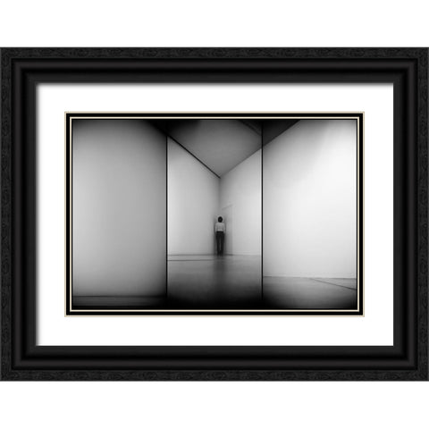 Evolution Black Ornate Wood Framed Art Print with Double Matting by Kravanja, Jure
