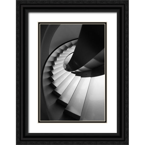 Next Level Black Ornate Wood Framed Art Print with Double Matting by P Neto, Filipe