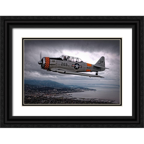 Over Under Black Ornate Wood Framed Art Print with Double Matting by Mccleave, Thomas