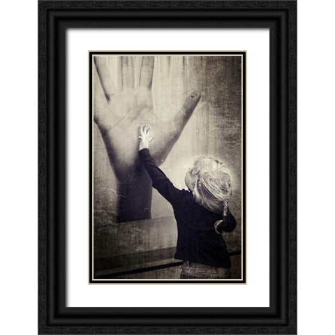 Untitled Black Ornate Wood Framed Art Print with Double Matting by Everest, Marta