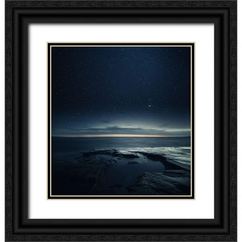 Untitled Black Ornate Wood Framed Art Print with Double Matting by Suutari, Mika