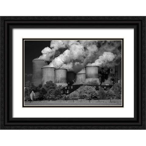 The Qgoodq Neighbor ... Black Ornate Wood Framed Art Print with Double Matting by Buchmann, Oliver