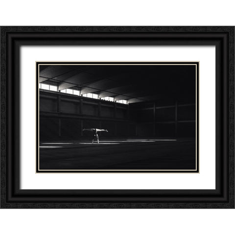 Ballando Nella Luce Black Ornate Wood Framed Art Print with Double Matting by Krystynek MQEP, Martin