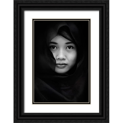 Yuliastuti Black Ornate Wood Framed Art Print with Double Matting by Yudhi Winarno, Teguh