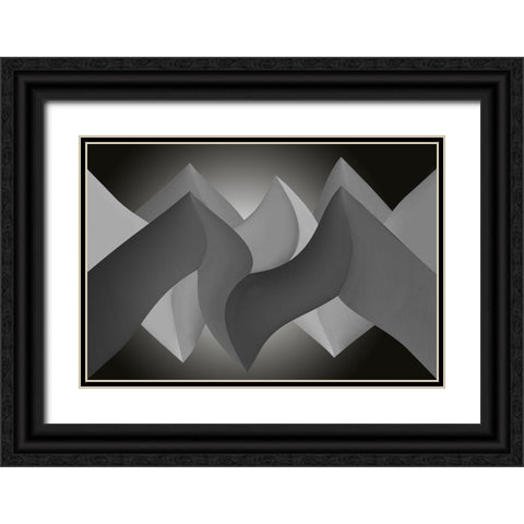 Turn Black Ornate Wood Framed Art Print with Double Matting by Kerber, Jutta