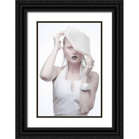 In The White Room Black Ornate Wood Framed Art Print with Double Matting by Nieuwerf, Bartjan