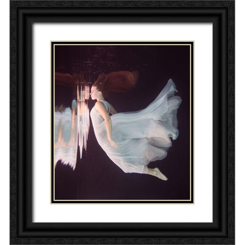 Parallel Worlds Black Ornate Wood Framed Art Print with Double Matting by Slegrova, Gabriela