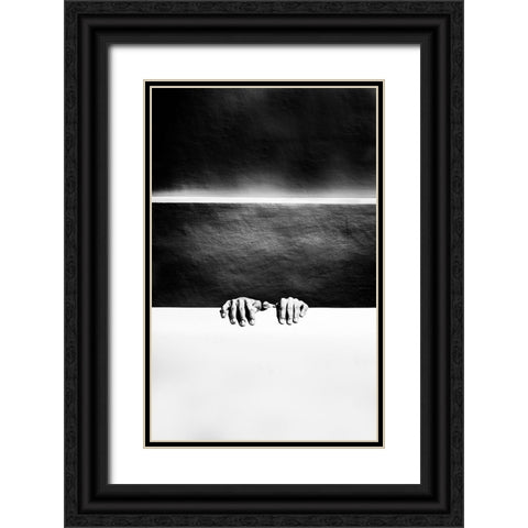 Untitled Black Ornate Wood Framed Art Print with Double Matting by Davizosco
